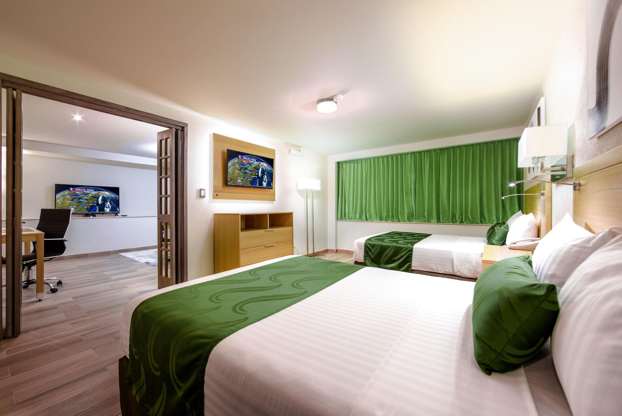 La Joya Pachuca Hotel Buitenkant foto A typical hotel room
